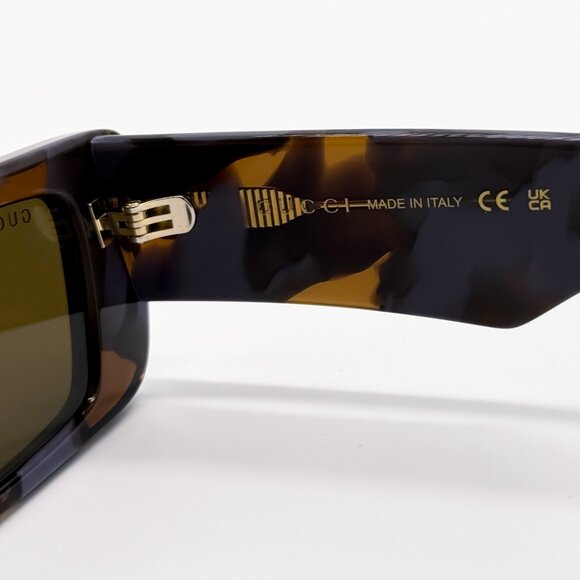 NEW GUCCI GG1331S 006 UNISEX GREY HAVANA BROWN SUNGLASSES GUCCI - Picture 13 of 14